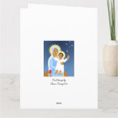 Mary Help-kaart voor christenen Bedankkaart (Achterkant)