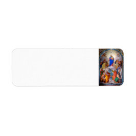 Mary, Help van christenen Terug Adres Etiket