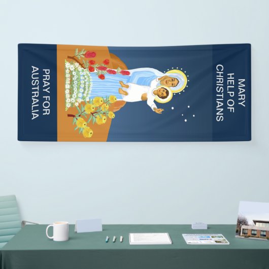 Mary Help van Christians Banner (Beurs)