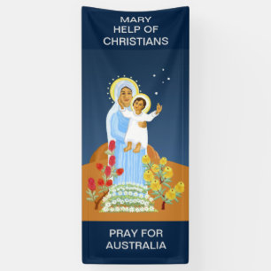 Mary Help van Christians Banner