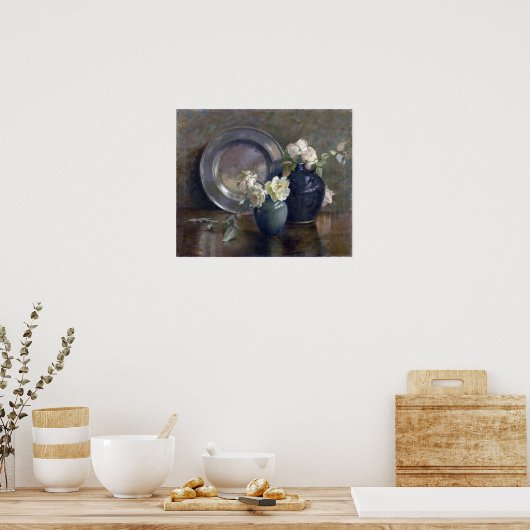 Mary Hiester Reid A Studie in Grays Poster (Keuken)