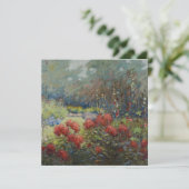 Mary Hiester Reid - een tuin in september Feestdagenkaart (Staand voorkant)