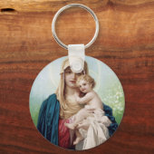 Mary holding Jesus Sleutelhanger (Voorkant)