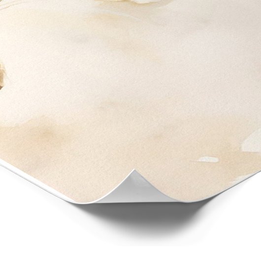 Mary Holding Lamb Waterverf Art Print (Hoek)