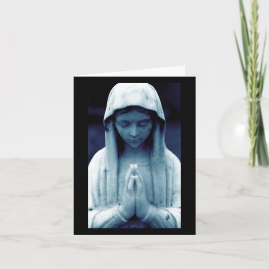 Mary in Blauw Kaart (Voorkant)