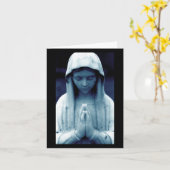 Mary in Blauw Kaart (Gele Bloem)