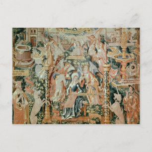 Mary in de tempel, Scenes uit het leven van de Briefkaart