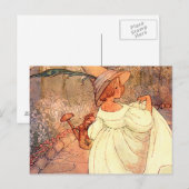 Mary in haar tuin briefkaart (Voorkant / Achterkant)