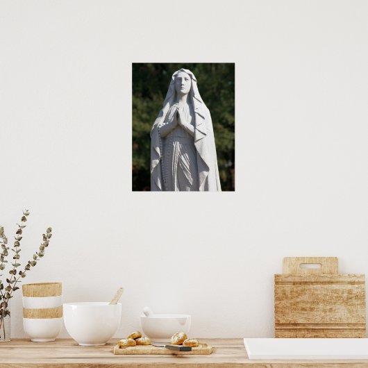 Mary in Prayer 16x20 Poster (Keuken)