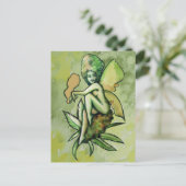 Mary Jane Fairy Green Goddess Toker                Briefkaart (Staand voorkant)