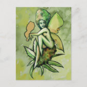 Mary Jane Fairy Green Goddess Toker                Briefkaart (Voorkant)
