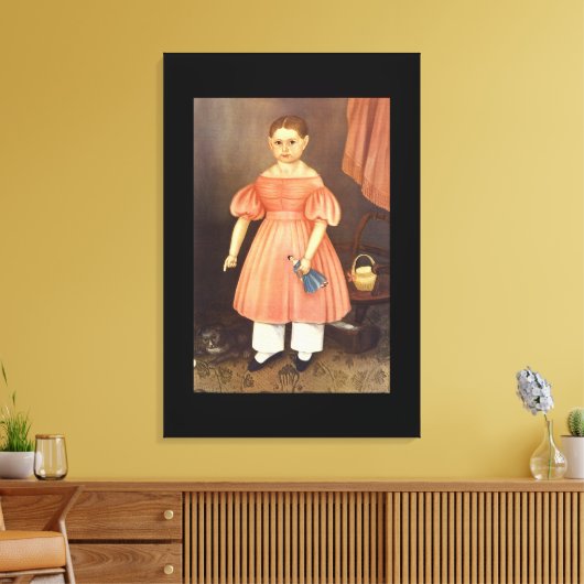 Mary Jane Smith', Joseph Whiting_Portretten Canvas Afdruk (Insitu (Woonkamer))