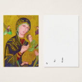 MARY-JESUS-ANGELS, EEN GIFT-LABEL VISITEKAARTJES (Voorkant /achterkant)