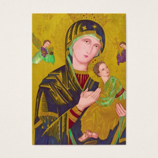 MARY-JESUS-ANGELS, EEN GIFT-LABEL VISITEKAARTJES (Voorkant)