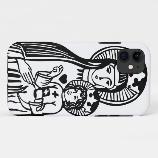Mary & Jesus Case-Mate iPhone Case (Achterkant (horizontaal))