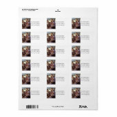 Mary Jesus en Angel Adres Label (Full Sheet)