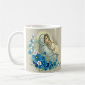 Mary Jesus Flowers Memorare Prayer Koffiemok (Links)