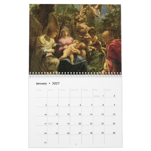 Mary & Jesus kalender 2012 (Jan 2027)