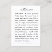 Mary Jesus Lamb Roos, een gevlekte, religieuze maa Visitekaartje (Achterkant)