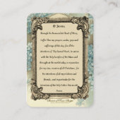 Mary Jesus Morning, de gevlekte maagd, die gebed a Plaatskaartje (Achterkant)