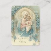 Mary Jesus Morning, de gevlekte maagd, die gebed a Plaatskaartje (Voorkant)