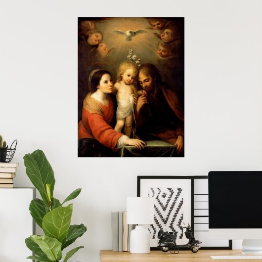 Mary, Jezus en Joseph Poster (Thuiskantoor)