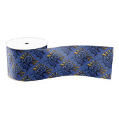 Mary Joseph Baby Jesus Religieuze Kerstblauw Grosgrain Lint (Spoel)