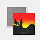 Mary & Joseph, Bijbelscriptie Verse Magneet (Voorkant / Achterkant)