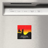 Mary & Joseph, Bijbelscriptie Verse Magneet (Insitu (Vaatwasser))