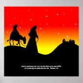 Mary & Joseph, Bijbelscriptie Verse Poster (Voorkant)