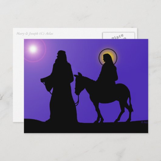 Mary & Joseph Briefkaart (Voorkant / Achterkant)