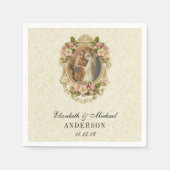 Mary Joseph, bruid Groom katholiek huwelijk Servet (Voorkant)