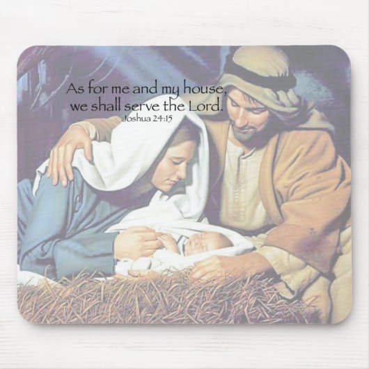Mary, Joseph en Jezus Muismat (Voorkant)