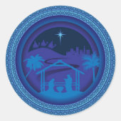 mary joseph jesus stickers (Voorkant)