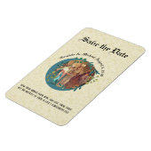 Mary Joseph Katholiek SAVE THE DATE Bruiloft Magneet (Linkerzijde)