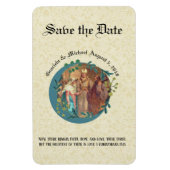 Mary Joseph Katholiek SAVE THE DATE Bruiloft Magneet (Verticaal)