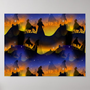 Mary & Joseph Kerstmis Nativiteit Poster
