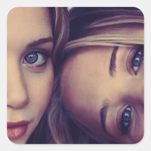 Mary-Kate and Ashley Sticker (Voorkant)