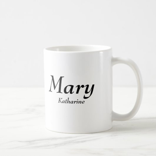 Mary, Katharine Koffiemok (Rechts)