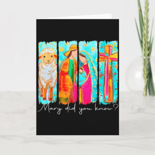 Mary Kende Je Geboorte Kunst Voor Kerstliefhebber Kaart