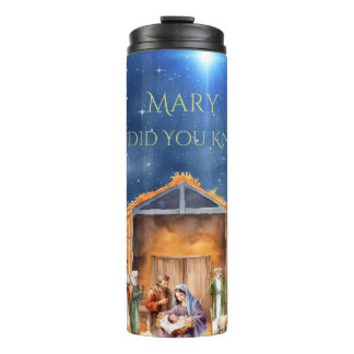Mary, kende je Nativity Tumbler? Thermosbeker
