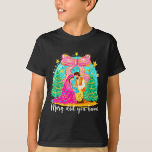 Mary Kende Jij De Christelijke Kerststal Kerstmis T-shirt