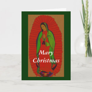 Mary Kerstmis Feestdagen Kaart