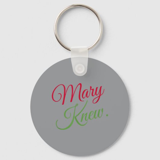 Mary Knew Christmas Sleutelhanger (Voorkant)