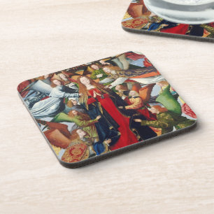 Mary, koningin van de hemel, c. 1485-1500 bier onderzetter