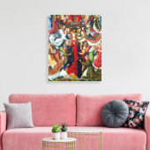 Mary, koningin van de hemel, c. 1485-1500 canvas afdruk (Insitu (Woonkamer))