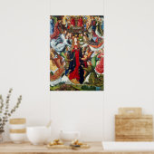 Mary, koningin van de hemel, c. 1485-1500 poster (Keuken)