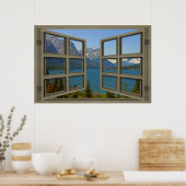 Mary Lake door een open Poster (Keuken)