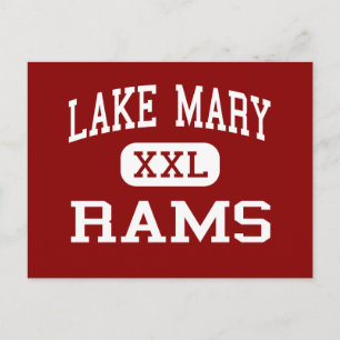 Mary Lake - Rams - High School - Lake Mary Florida Briefkaart