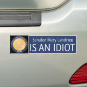 Mary Landrieu Bumpersticker (Op auto)